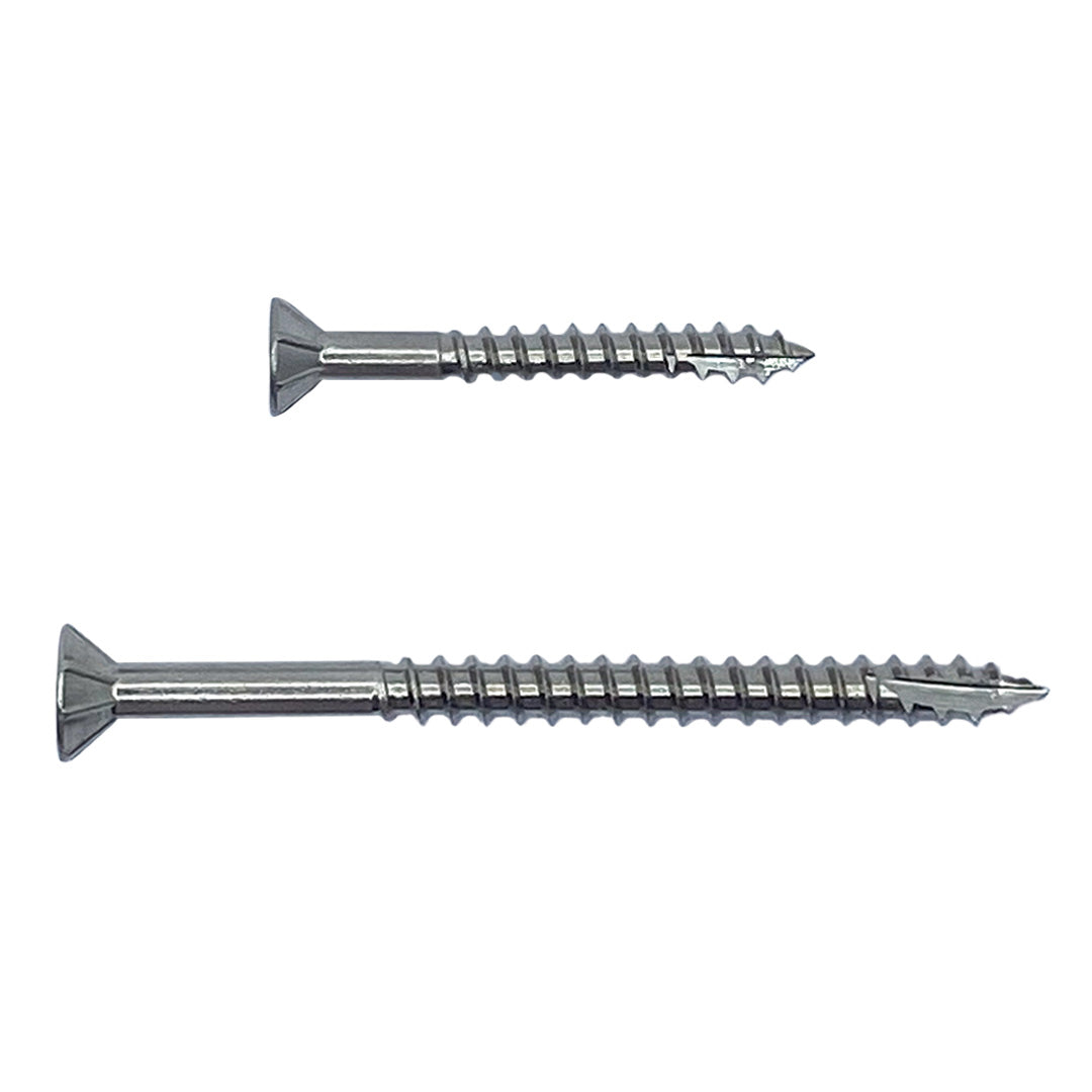 10g-12 x 40mm Decking Screw Square Drive Type 17 G304 Stainless Steel