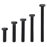 M8 x 20mm 1.25p Metric Coarse Hex Set Screw High Tensile Class 12.9 Black