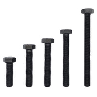 M36 x 140mm 4.00p Metric Coarse Hex Set Screw High Tensile Class 10.9 Black