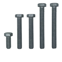 M20 x 150mm 2.50p Metric Coarse Hex Set Screw Mild Steel Class 4.6 Galvanised