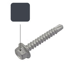 Ironstone Colorbond 10g-16 x 16mm Hex Head Self Drilling Screw Tek Galvanised