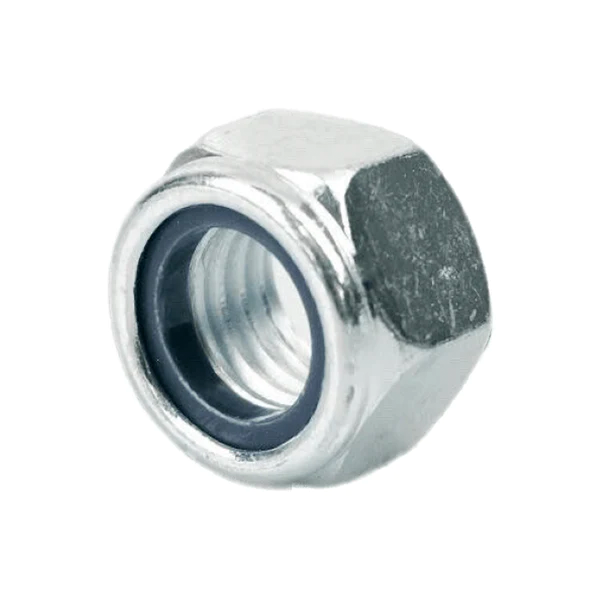 M20 2.50p Metric Coarse Nyloc Nut Class 8 Zinc DMS Fasteners