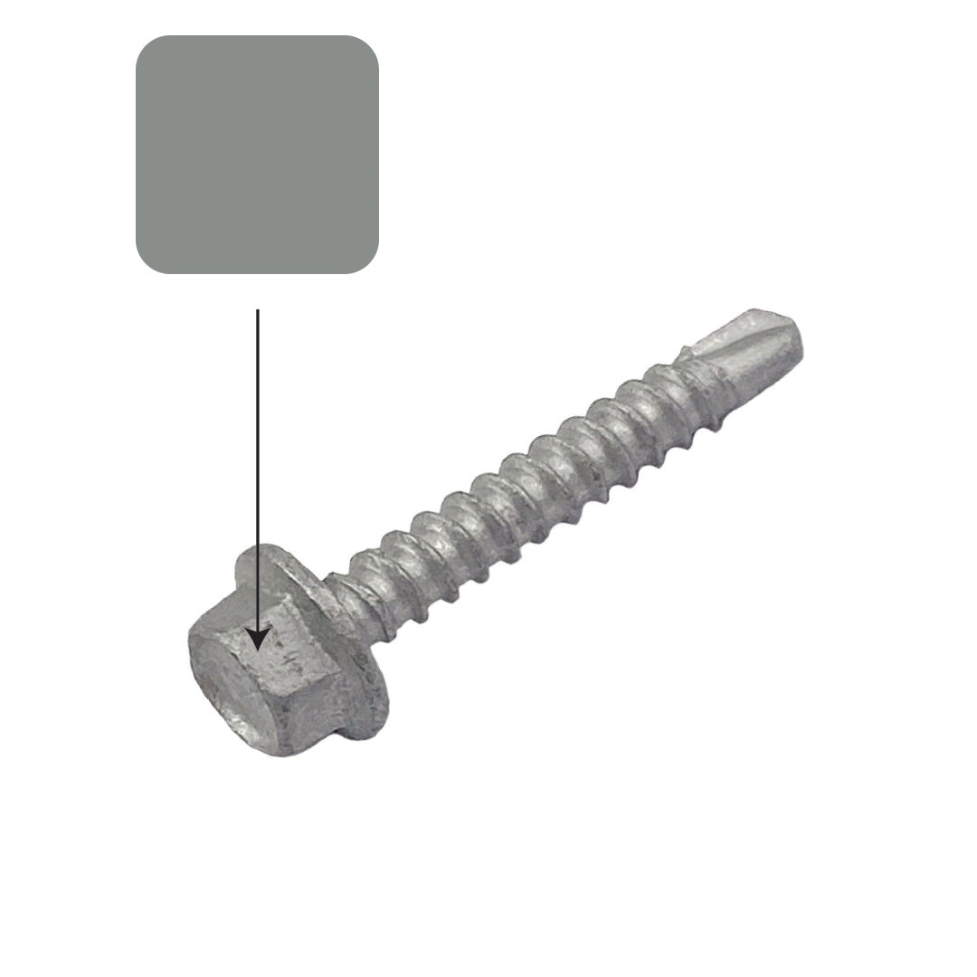 Windspray Colorbond 10g-16 x 16mm Hex Head Self Drilling Screw Tek Galvanised