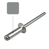 Windspray (Armour Grey) AS4-3 Rivet Dome Pop Blind (3.2mm x 8mm) Aluminium Steel