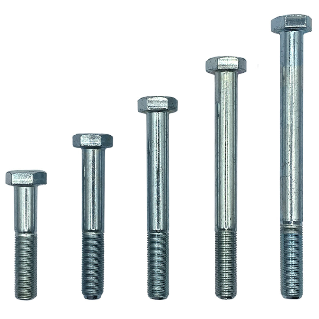 M10 x 120mm 1.25p Metric Fine Hex Bolt High Tensile Class 8.8 Zinc Plated DMS Fasteners