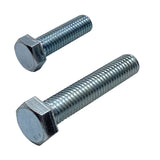M8 x 16mm 1.25p Metric Coarse Hex Set Screw High Tensile Class 10.9 Zinc