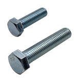 M12 x 100mm 1.75p Metric Coarse Hex Set Screw High Tensile Class 8.8 Zinc