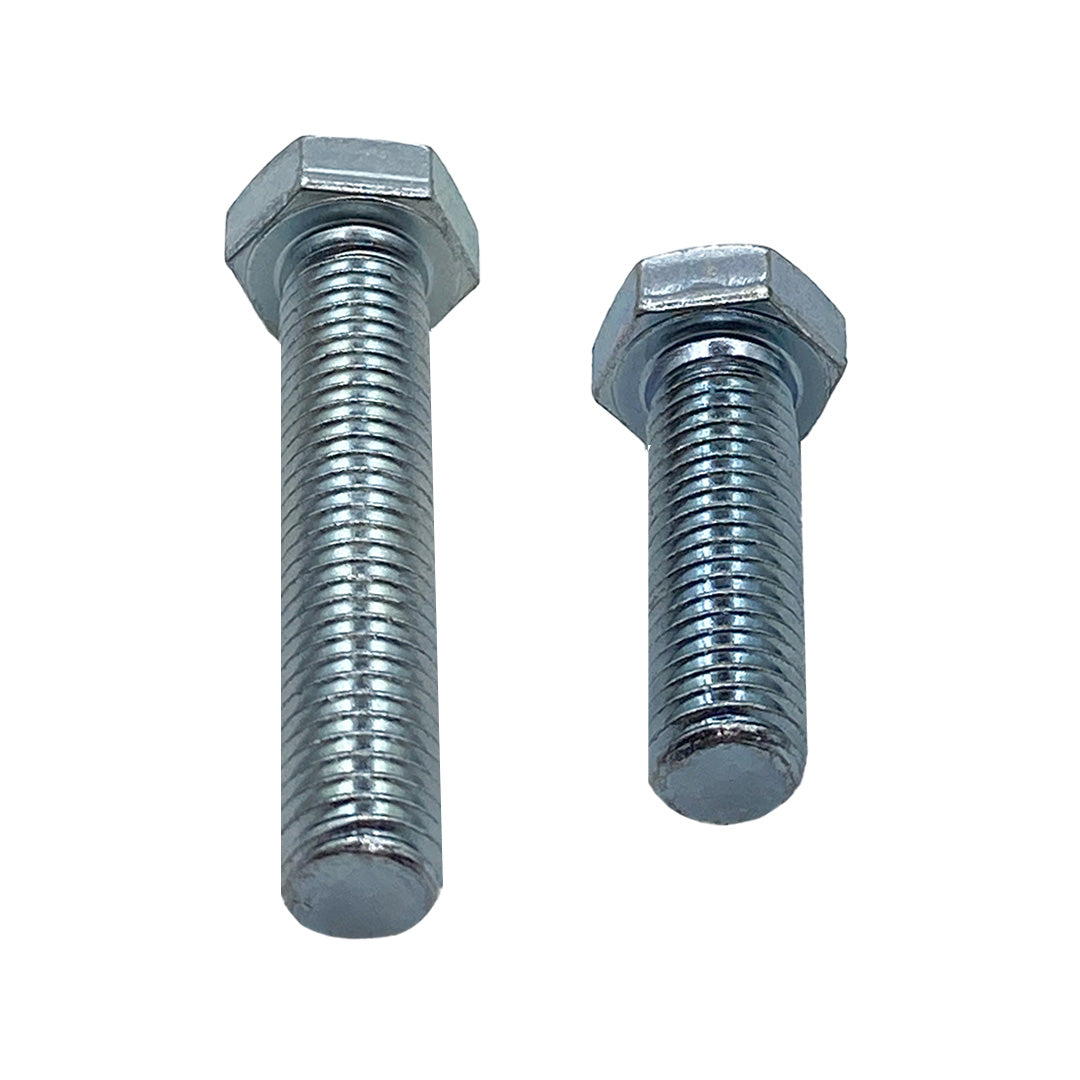 M8 x 55mm 1.25p Metric Coarse Hex Set Screw High Tensile Class 10.9 Zinc Plated