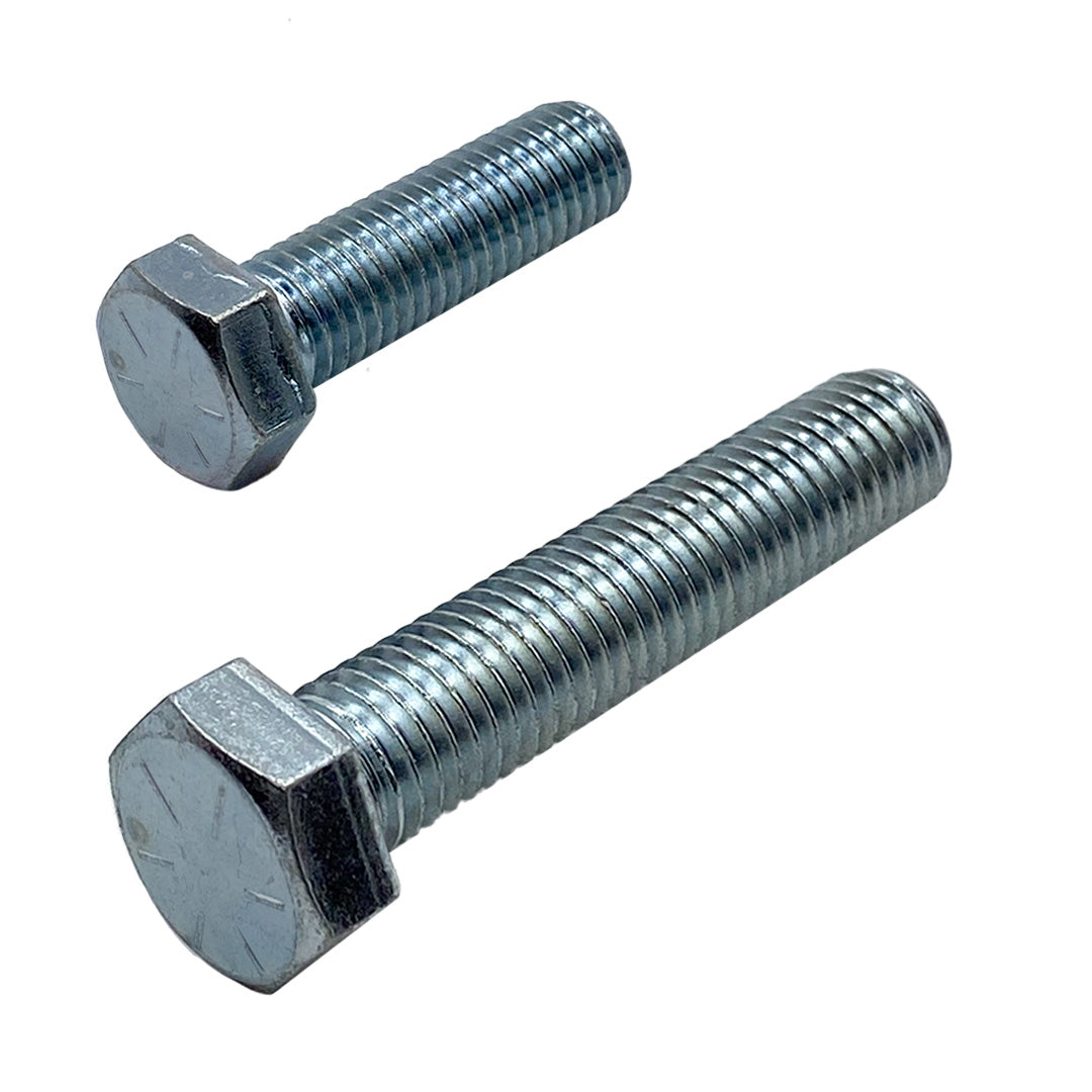 7/8" x 4" 9 TPI UNC Imperial Coarse Hex Set Screw High Tensile Grade 8 Zinc